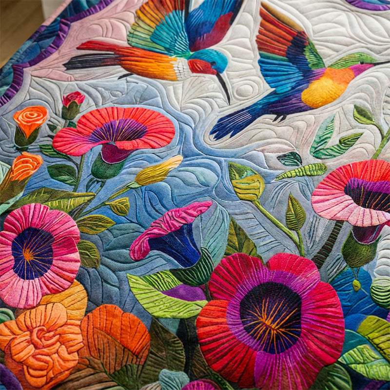 Kuschelige und weiche Blumen-Decke
