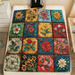 Kuschelige und weiche Blumen-Decke
