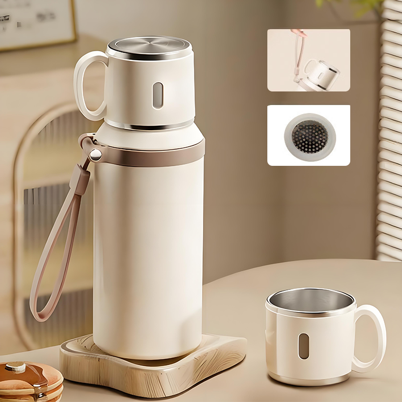 💥Neujahrsangebot 50 % ☕💧 Vakuumisolierte Edelstahlflasche 600ml – Perfekte Temperatur den ganzen Tag!