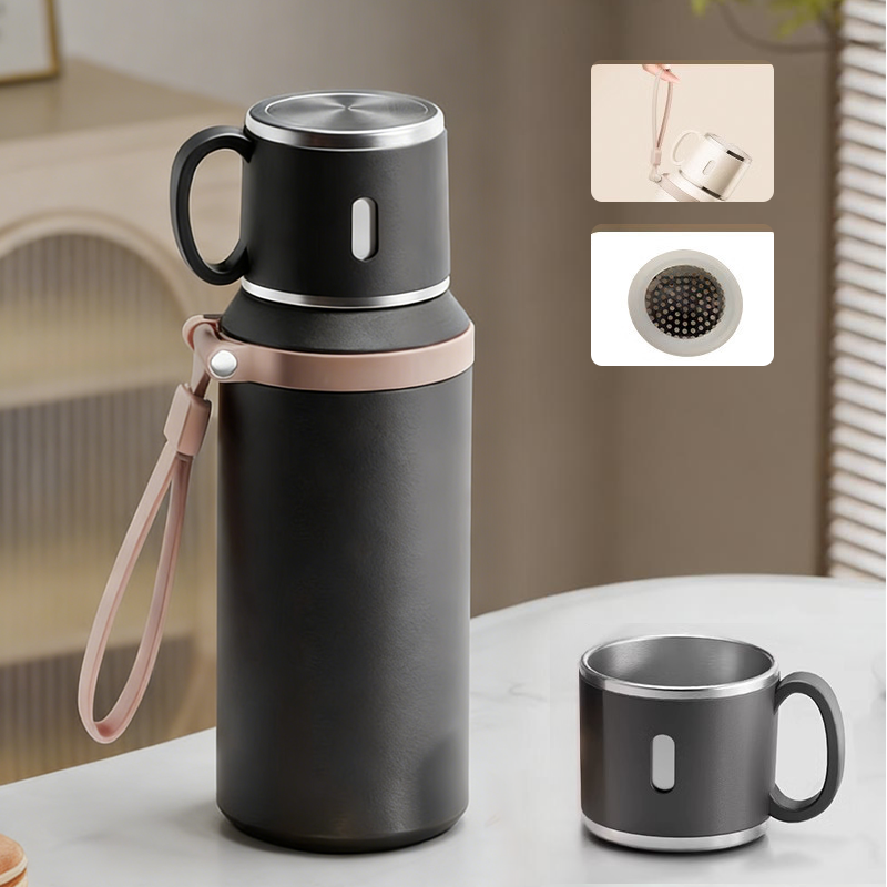 💥Neujahrsangebot 50 % ☕💧 Vakuumisolierte Edelstahlflasche 600ml – Perfekte Temperatur den ganzen Tag!
