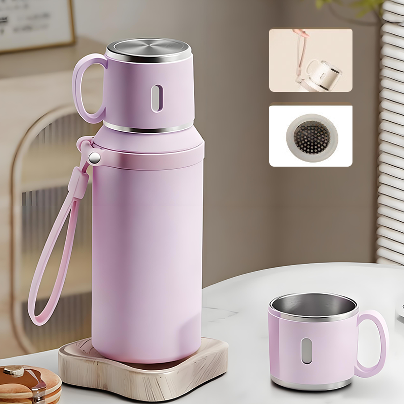 💥Neujahrsangebot 50 % ☕💧 Vakuumisolierte Edelstahlflasche 600ml – Perfekte Temperatur den ganzen Tag!