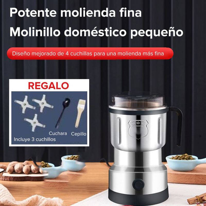 🔥 57% RABATT!⚡Multifunktionale Elektrische Mühle – 💝Für Kaffee, Gewürze & Nüsse, Leistungsstark & Schnell