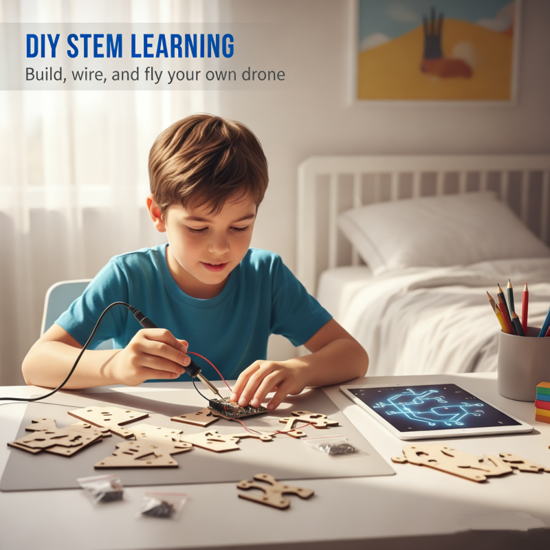 ✈️DIY-Bausatz für Kinder zum Bauen einer Holzdrohne