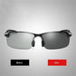 🕶️ 50% RABATT! ⏰ Photochrome Sonnenbrille mit polarisierten blendfreien HD-Gläsern – Randloser Sportrahmen – Perfekt für Autofahren, Angeln, Radfahren & Outdoor – schützt zuverlässig bei jedem Wetter ☀️