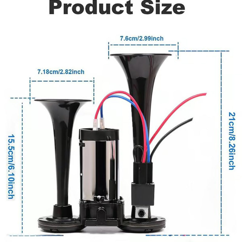 Zug-Luftdruckhorn für Lkw und Pkw
