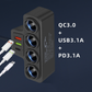 🎉 Neujahrsgeschenk – 50% RABATT!🚗 7-in-1 Zigarettenanzünder-Adapter: 4x Steckdosen + 3x Schnellladung – stabil & sicher für PKW/LKW