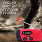 📻 50 % Rabatt ! Solar-Kurbelradio für Notfall & Outdoor – Nie ohne Strom und Empfang! 🔦 Solar & Handkurbel, helle LED-Taschenlampe, USB-Notladung 🔋