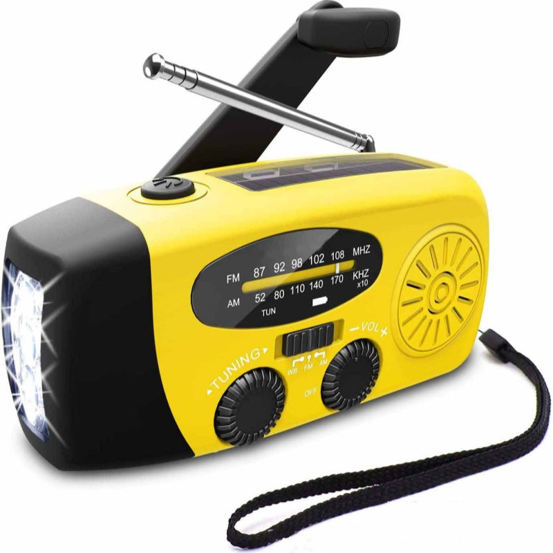 📻 50 % Rabatt ! Solar-Kurbelradio für Notfall & Outdoor – Nie ohne Strom und Empfang! 🔦 Solar & Handkurbel, helle LED-Taschenlampe, USB-Notladung 🔋