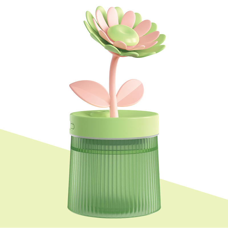 🌸 Passen Sie Ihren Nebel & Ihre Stimmung an 💐 Blumen-Luftbefeuchter mit Dualen Sprühmodi & 7-Farben Nachtlicht 💦