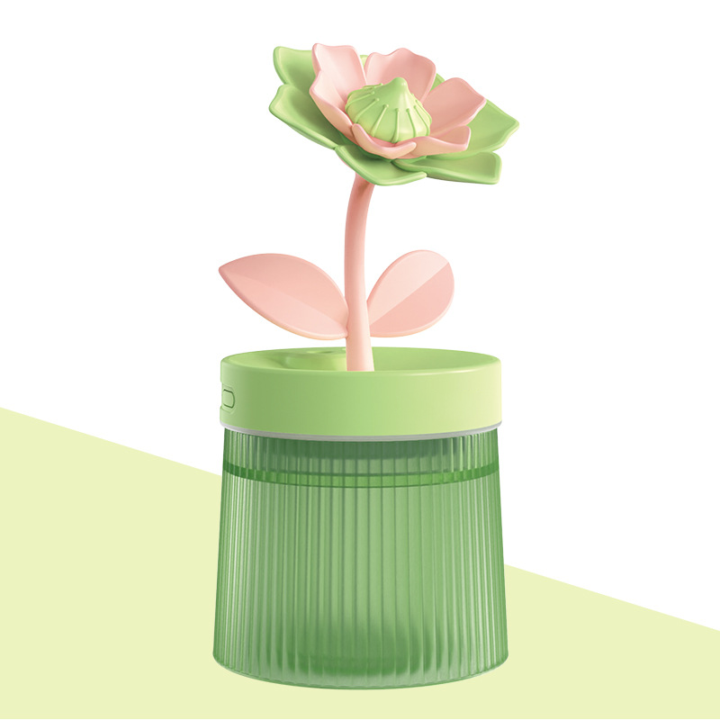 🌸 Passen Sie Ihren Nebel & Ihre Stimmung an 💐 Blumen-Luftbefeuchter mit Dualen Sprühmodi & 7-Farben Nachtlicht 💦