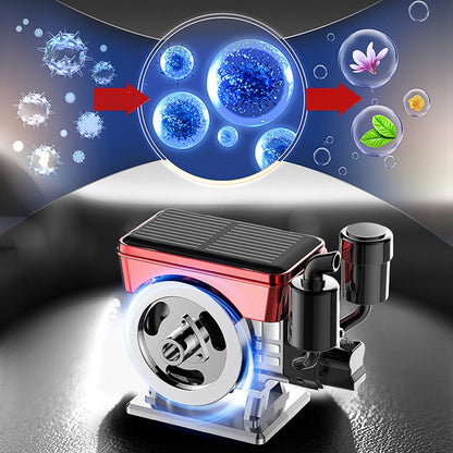 Solarbetriebener Auto-Diffusor mit automatischer Drehfunktion für Aromatherapie