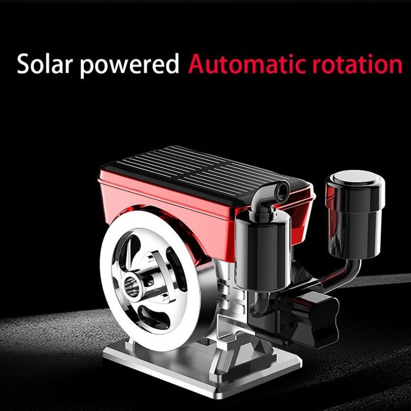 Solarbetriebener Auto-Diffusor mit automatischer Drehfunktion für Aromatherapie