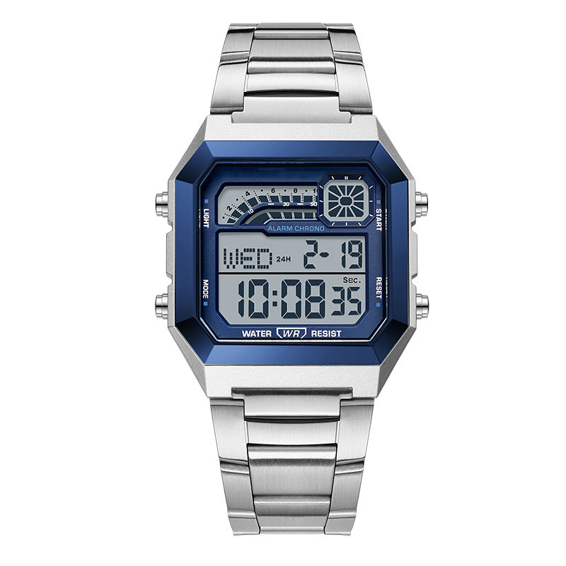 ⌚ 50% RABATT! ⏱️ Unisex-Digitaluhr mit Quadratischem Display – Leuchtanzeige, 50M Wasserdicht & Leichter Haltbarer Armband 🌙