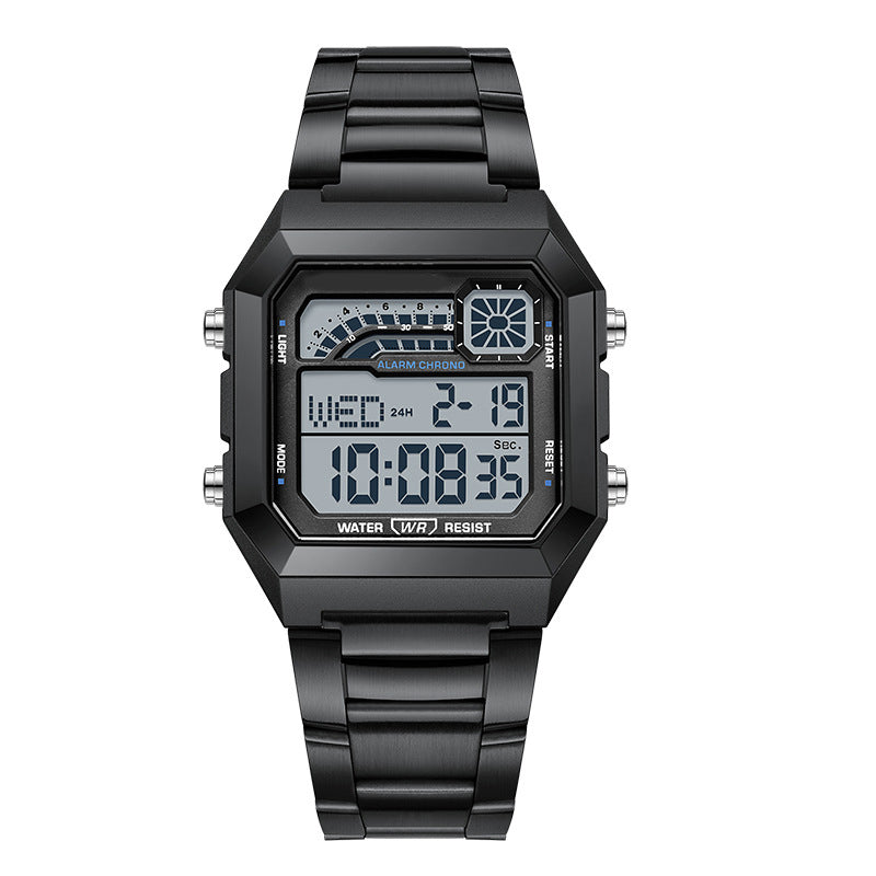 ⌚ 50% RABATT! ⏱️ Unisex-Digitaluhr mit Quadratischem Display – Leuchtanzeige, 50M Wasserdicht & Leichter Haltbarer Armband 🌙