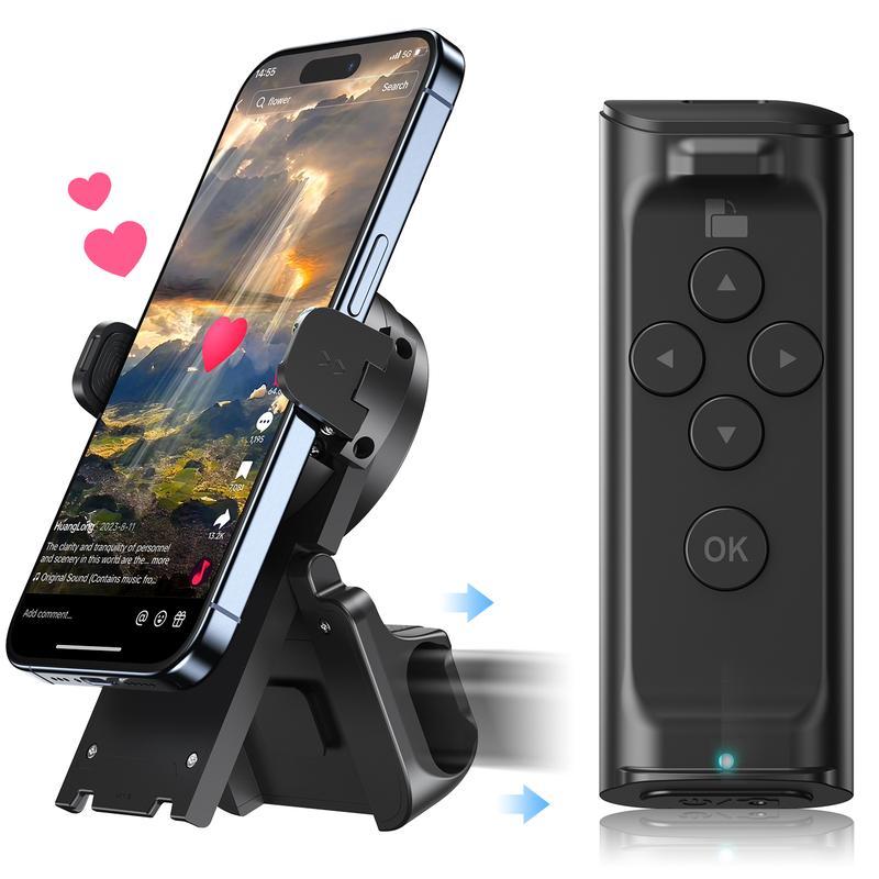 Pink Bluetooth-Kameragriff mit Fernauslöser
