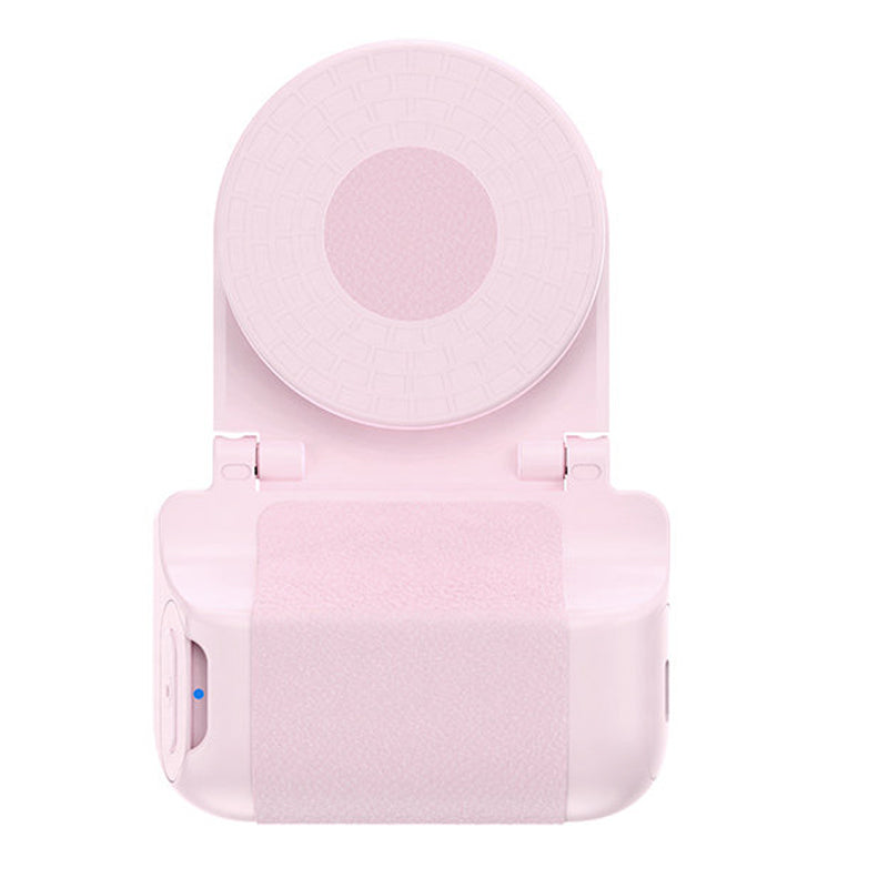 Pink Bluetooth-Kameragriff mit Fernauslöser