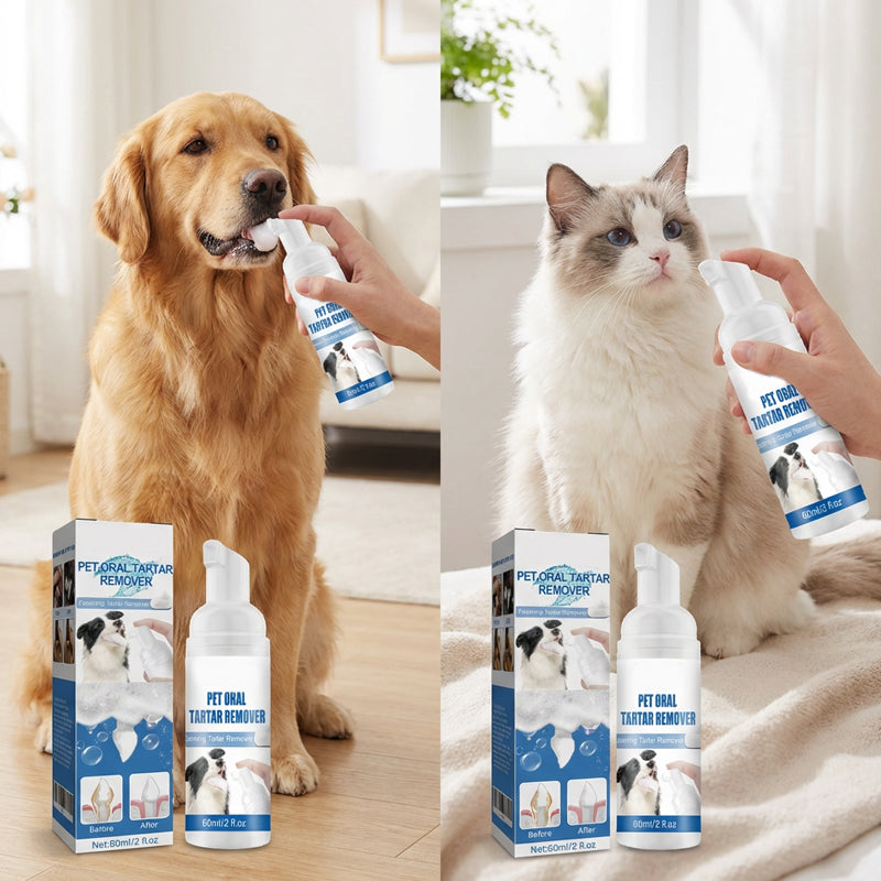 💘 Valentinstagsangebot: 50% Rabatt!🐾 Schaum-Zahnsteinentferner für Haustiere – Natürliche Formel & mühelose Anwendung!