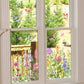 ✨LETZTER TAG DES AUSVERKAUFS 50 % RABATT!💐Bunter Blumenstrauß-Fensteraufkleber🖼️