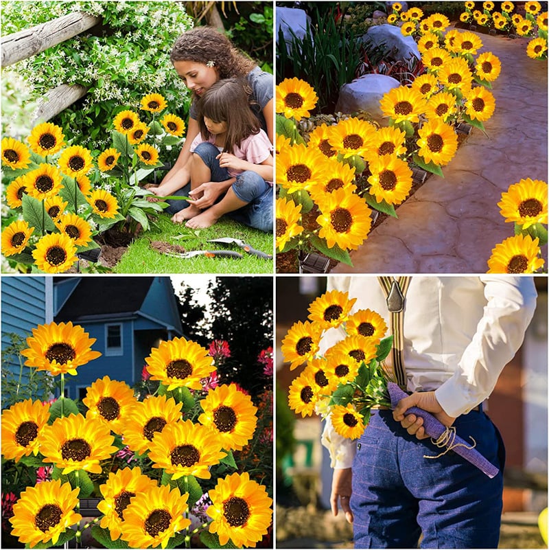 🌻50 % RABATT! ☀️ Wasserdichte Sonnenblumen-Solarleuchten – Realistische Blütenblätter, Schutzart IP65 und automatische Einschaltung nach 8 bis 12 Stunden ☀️🌻