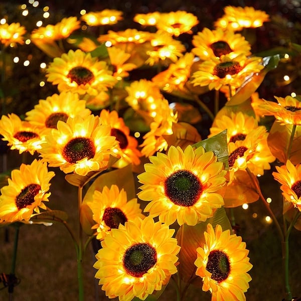 🌻50 % RABATT! ☀️ Wasserdichte Sonnenblumen-Solarleuchten – Realistische Blütenblätter, Schutzart IP65 und automatische Einschaltung nach 8 bis 12 Stunden ☀️🌻