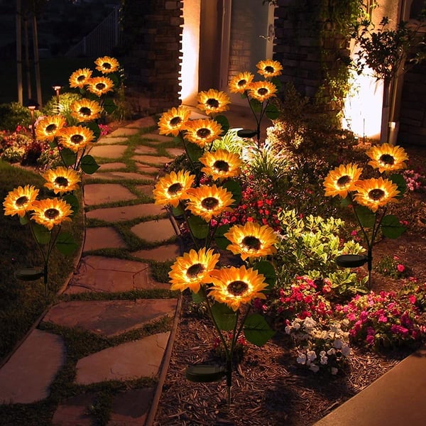 🌻50 % RABATT! ☀️ Wasserdichte Sonnenblumen-Solarleuchten – Realistische Blütenblätter, Schutzart IP65 und automatische Einschaltung nach 8 bis 12 Stunden ☀️🌻