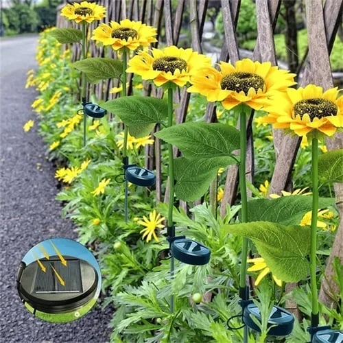 🌻50 % RABATT! ☀️ Wasserdichte Sonnenblumen-Solarleuchten – Realistische Blütenblätter, Schutzart IP65 und automatische Einschaltung nach 8 bis 12 Stunden ☀️🌻