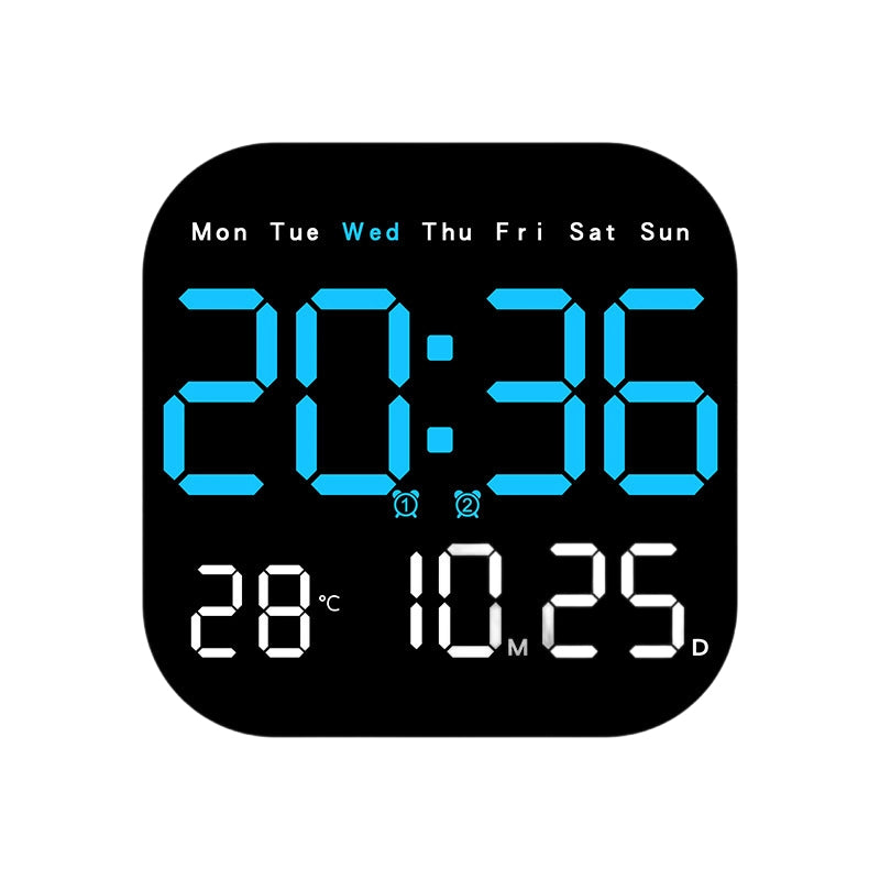 ⏰ 50% RABATT! 💎 Multifunktionaler Digitalwecker – Zeit, Datum, Temperatur & Fernbedienung – Ideal für Zuhause & Büro 🌡️