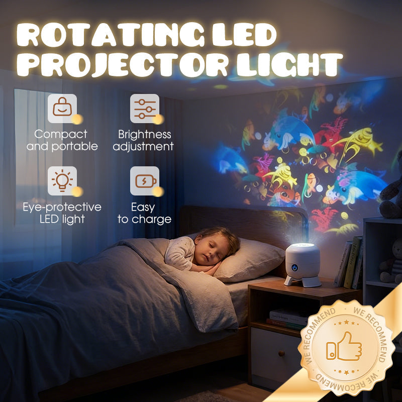 Dynamischer rotierender LED-Lichtprojektor
