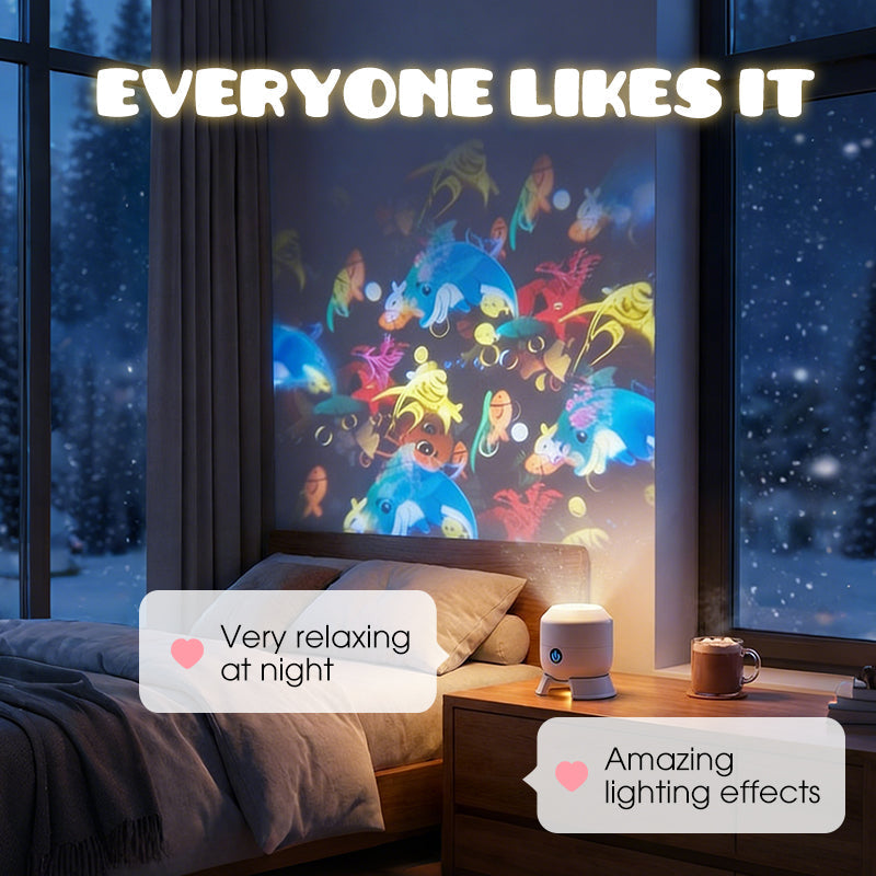 Dynamischer rotierender LED-Lichtprojektor