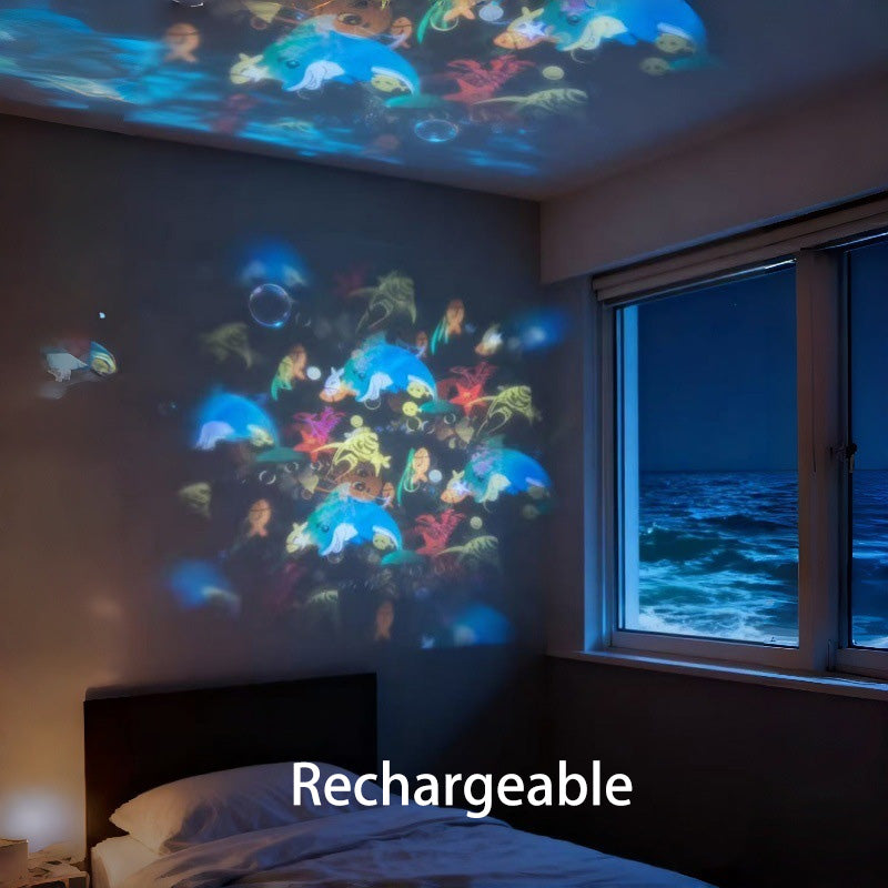 Dynamischer rotierender LED-Lichtprojektor