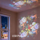 Dynamischer rotierender LED-Lichtprojektor