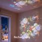 Dynamischer rotierender LED-Lichtprojektor
