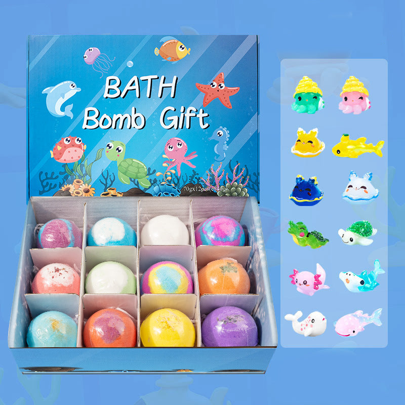 12-teiliges Badebomben-Geschenkset für Kinder