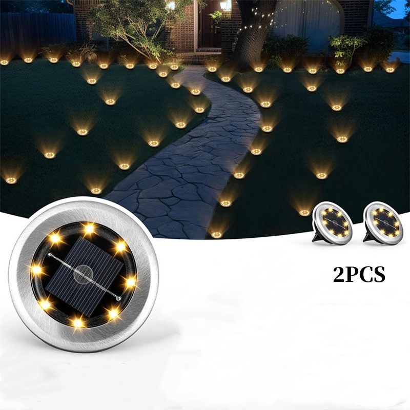 ☀️💥 HALF PRICE DEAL: -50% 💡 2er-Set Solar Bodenleuchten – wetterfest, energieeffizient & ideal für Wege & Außenbereiche 🌿