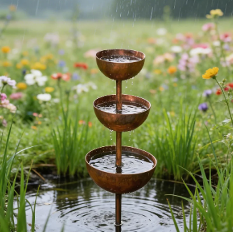 🐦🐦 50 % RABATT 🔥🔥 Rustikaler 3-stöckiger Metall-Vogelfutterständer & Tränke – wetterfest, standsicher, für Garten & Balkon – ideal für Vogelbegeisterte