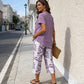 👚 50% RABATT! 🔥 Damen 2-teiliges Freizeit-Set – Mehrlagiges Top & Extrawide Hose, Atmungsaktives Material Für Einen Lässigen, Stilvollen Look 🌸