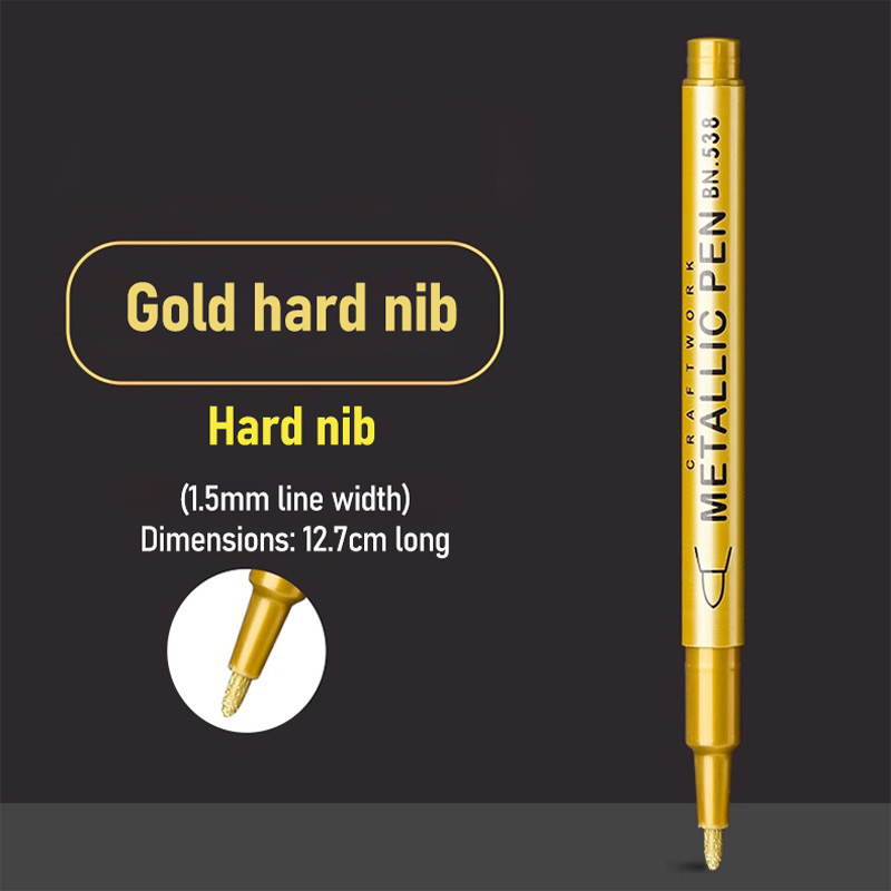 Wasserfeste, schnell trocknende Metallic-Marker