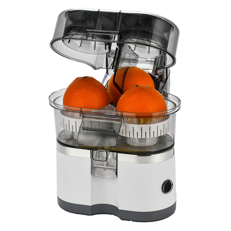 Automatische Zitruspresse mit zwei Ausläufen