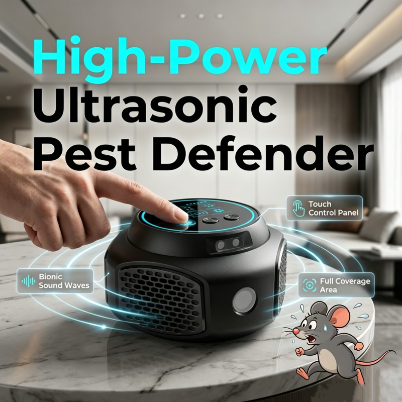 ⚡【Hochleistungs-Ultraschall-Schädlingsvertreiber-50 % Rabatt】 – Ratten und Kakerlaken ziehen von selbst aus, ganz ohne Chemikalien und ohne Töten! 🚫🐭