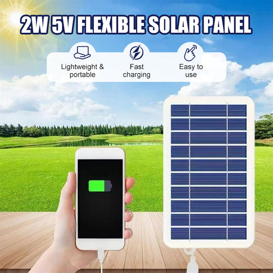 Flexibles Solarpanel mit 2W und 5V