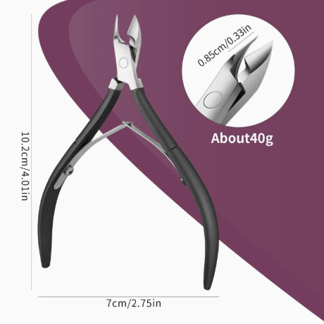 Nagelknipser für Paronychie, Edelstahl Winkelnagelknipser💡
