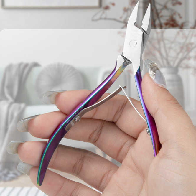 Nagelknipser für Paronychie, Edelstahl Winkelnagelknipser💡