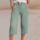 🌿🔥 50% RABATT ✨ Damen Baumwoll-Leinen Hose mit Falten 👖 luftig, bequem & elegant – perfekt für stilvolle Sommer-Looks ☀️