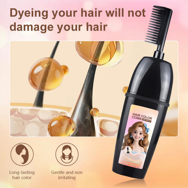 3-in-1-Haarfärbekamm