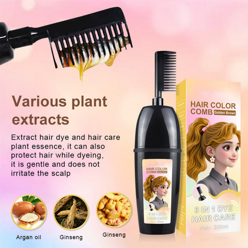 3-in-1-Haarfärbekamm