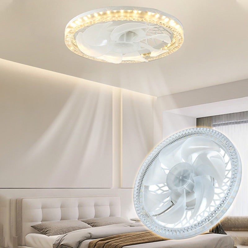 📢📢 50 % RABATT!! 🥳 KOSTENLOSER VERSAND 💞💨 2-in-1-Lautloser, verstellbarer Ventilator mit Fernbedienung und Licht fürs Schlafzimmer