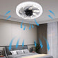 📢📢 50 % RABATT!! 🥳 KOSTENLOSER VERSAND 💞💨 2-in-1-Lautloser, verstellbarer Ventilator mit Fernbedienung und Licht fürs Schlafzimmer
