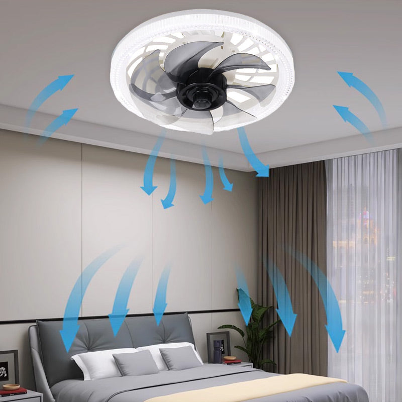 📢📢 50 % RABATT!! 🥳 KOSTENLOSER VERSAND 💞💨 2-in-1-Lautloser, verstellbarer Ventilator mit Fernbedienung und Licht fürs Schlafzimmer