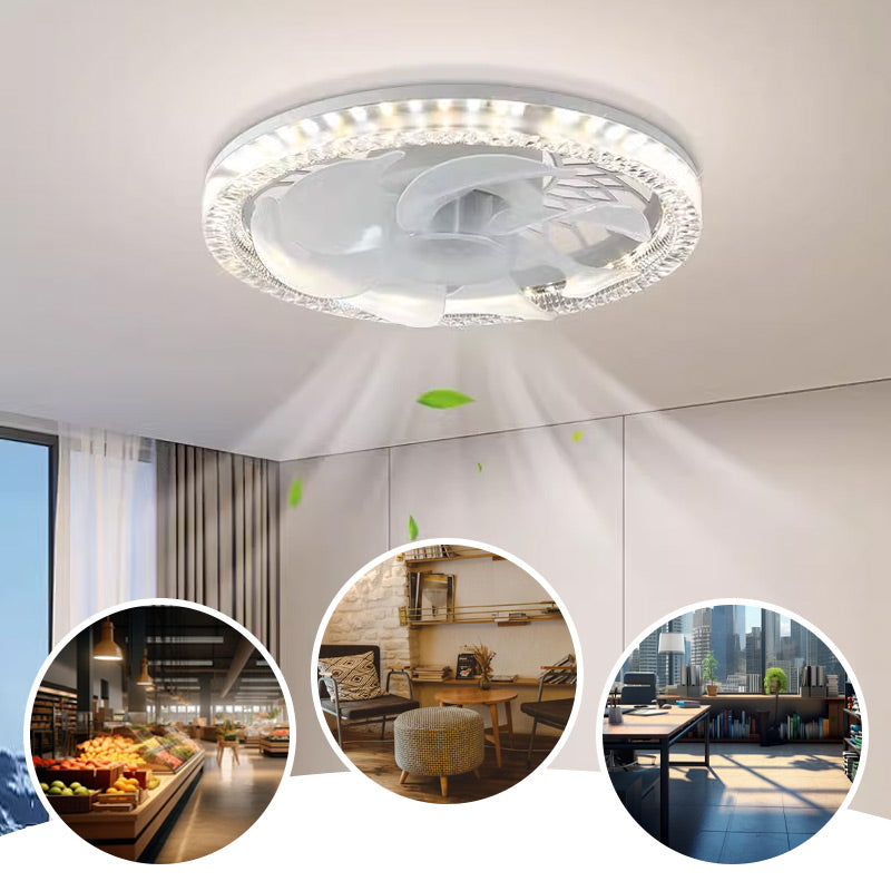 📢📢 50 % RABATT!! 🥳 KOSTENLOSER VERSAND 💞💨 2-in-1-Lautloser, verstellbarer Ventilator mit Fernbedienung und Licht fürs Schlafzimmer