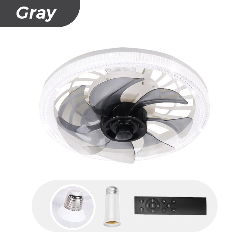📢📢 50 % RABATT!! 🥳 KOSTENLOSER VERSAND 💞💨 2-in-1-Lautloser, verstellbarer Ventilator mit Fernbedienung und Licht fürs Schlafzimmer
